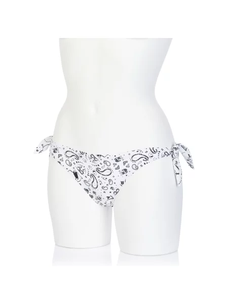 Costum de baie Karl Lagerfeld alb
