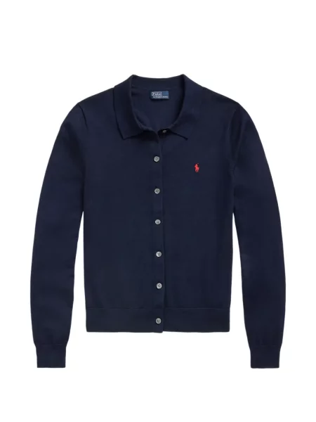 Matlasat sneakerși Polo Ralph Lauren cu autograf de catifea cord albastru