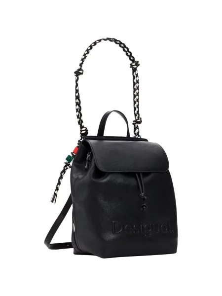 Desigual Batoh Half Logo Luena Mini' čierna