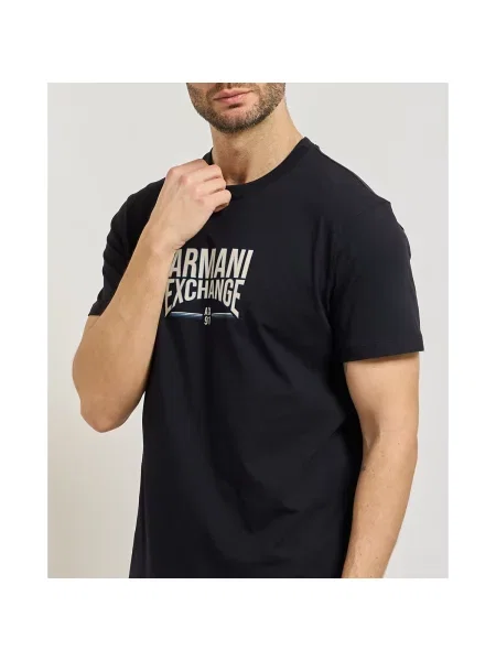 Tricou Eax albastru