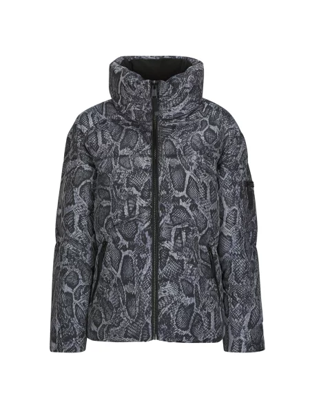 Puhovka Guess s potiskom siva