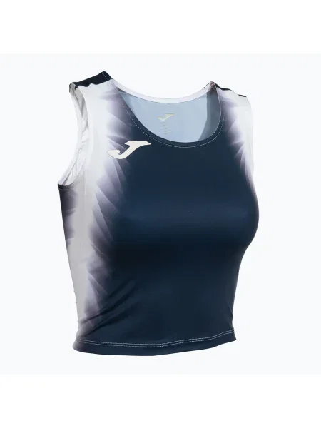 Женски топ за бягане Joma Elite XI navy/white бяло