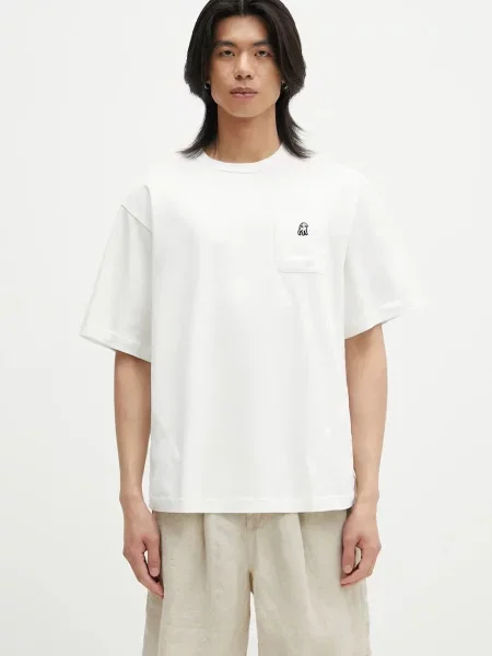 Undercover tricou din C/S uni alb