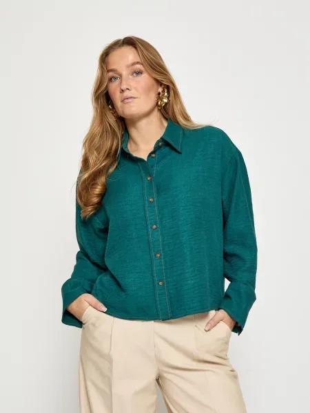 Peppercorn Tricou Gaby închis verde