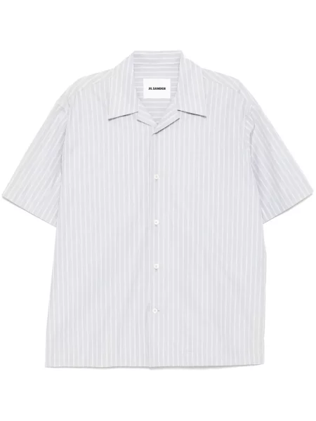 Krátká košile Jil Sander šedá