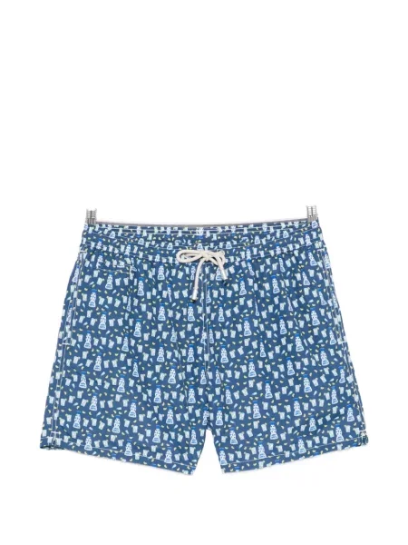 Slip de baie Mc2 Saint Barth cu imagine albastru