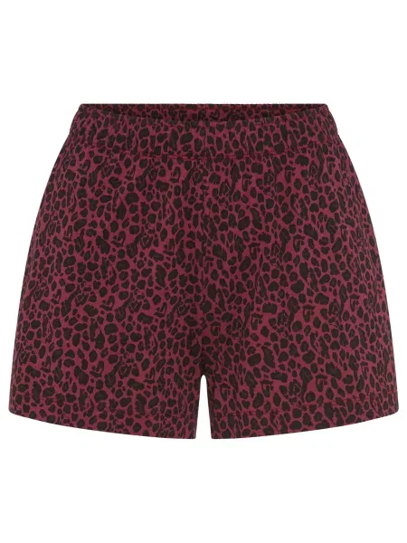 S.Oliver Pantaloni de pijama roșu bordeaux negru