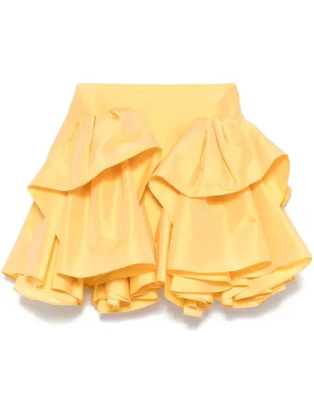 Spódnica midi Viktor & Rolf do kolan żółta