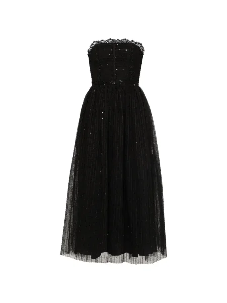 Rochie Nissa din tul de costum negru