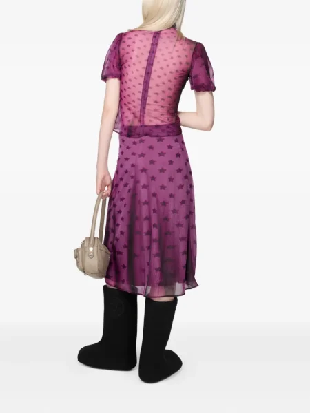 Top Acne Studios cu imagine violet
