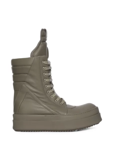 Sneakerși Rick Owens din piele gri