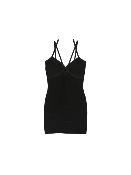 Sukienka Hervé Léger czarna