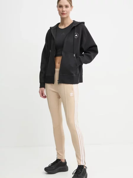 Adidas Originals spodnie do biegania Kobiety XS beżowy