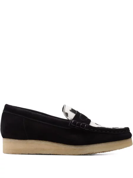 Loafers Clarks Originals s potiskem černé