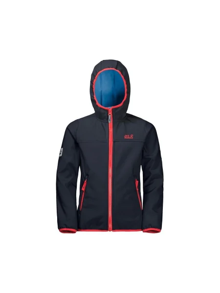 Geacă copii Jack Wolfskin negru