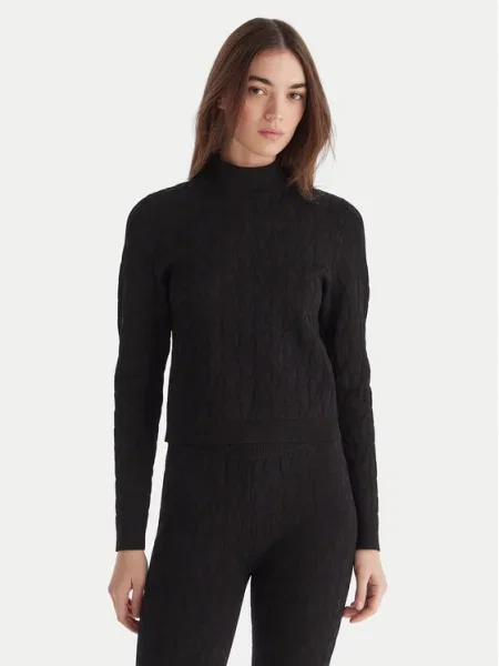 MICHAEL Michael Kors Bluză cu gât negru