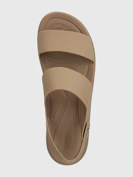 Crocs papucs Brooklyn Low Wedge bézs
