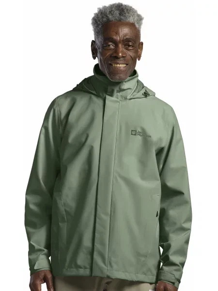 Вітровка Jack Wolfskin сіро-зелений зелена