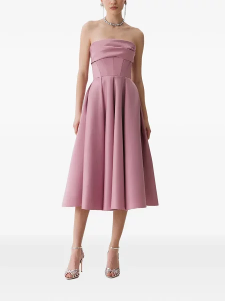 Rochie Framboise fără bretele roz