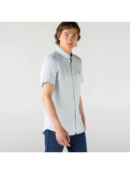 Рубашка Lacoste голубая