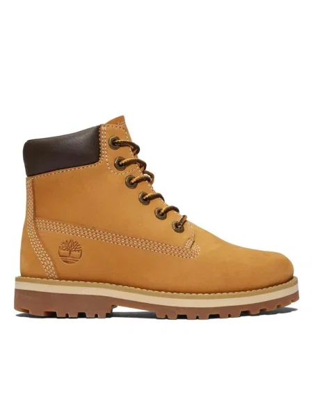 TIMBERLAND Cizme Courma Kid caramel / gri închis maro