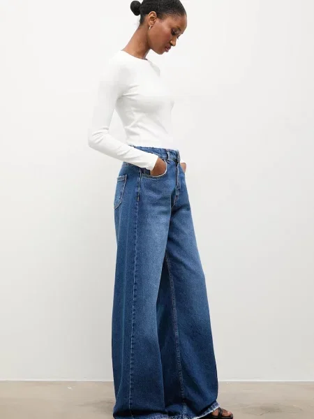 Blugi Answear.lab albastru