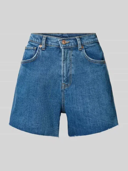 Szorty jeansowe z mieszanką bawełny Pepe Jeans niebieskie