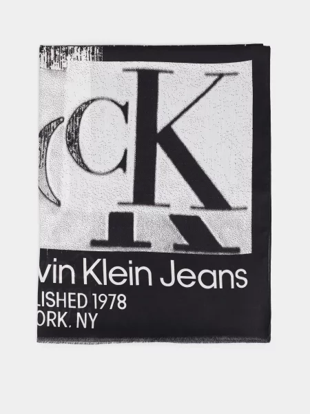 Calvin Klein Шарф чорний