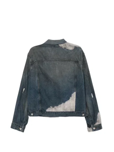 Geacă de blugi Doublet din fleece albastru
