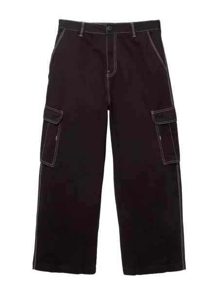 Pull&Bear Pantaloni cu negru