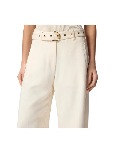 PINKO Pantaloni LEXY alb natural bej