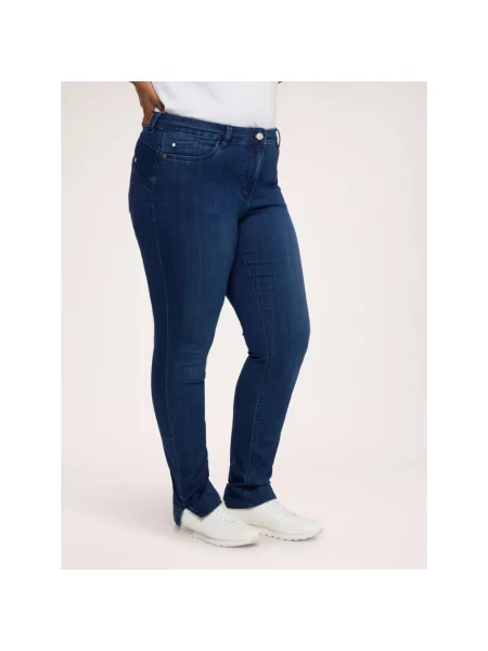 Skinny jeansy skinny Fiorella Rubino niebieskie