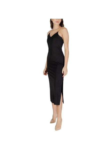 Midi haljina Morgan De Toi crna