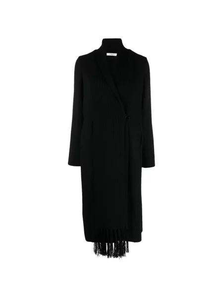 Sweter Charlott wełniany dwurzędowy czarny