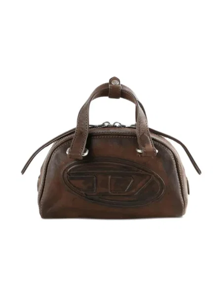 Torebka crossbody Diesel skórzana brązowa