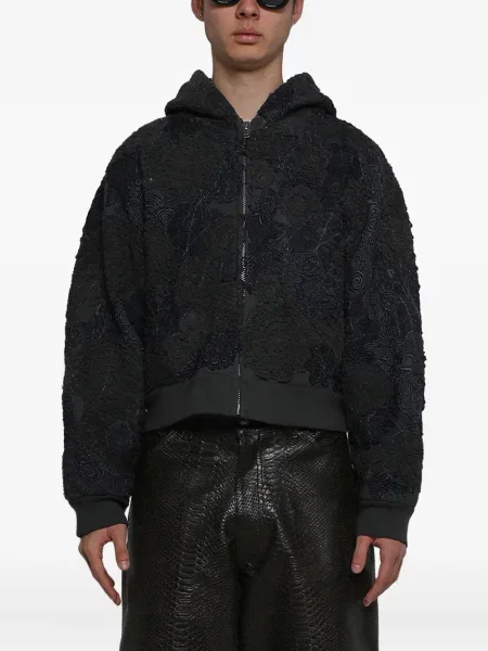 Φλοράλ hoodie Earthling Vip γκρι