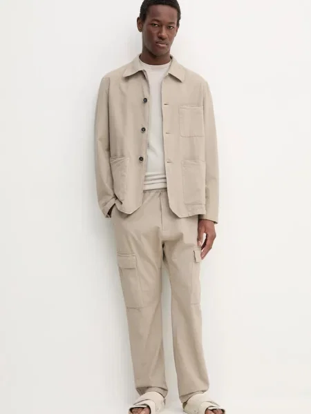BARENA VENEZIA sweter wełniany Camicia Mola beżowy lekki biały