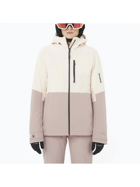 Горнолыжная куртка Salomon белая