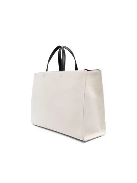 Torebka Givenchy w geometryczne wzory beżowa