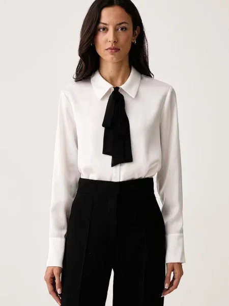 DKNY cămașă pentru femei alb