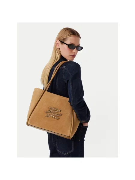 Karl Lagerfeld Nakupovalna torba K/Autograph karamel rjava