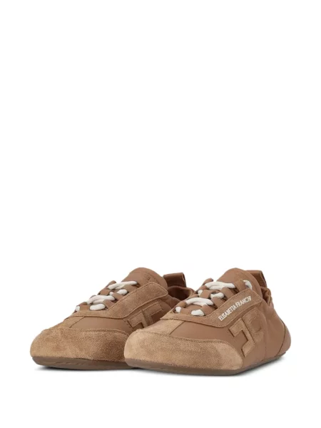 Sneakerși Elisabetta Franchi din piele de căprioară