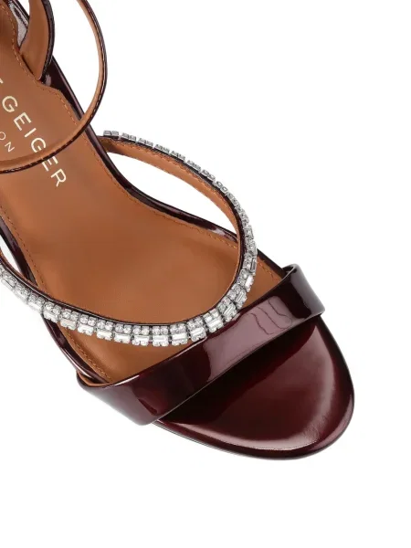 Сандали Kurt Geiger London с кристали червено