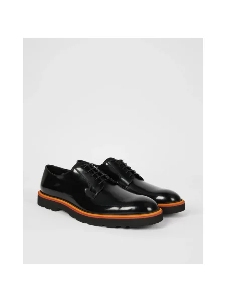 Derby Paul Smith skórzany czarny