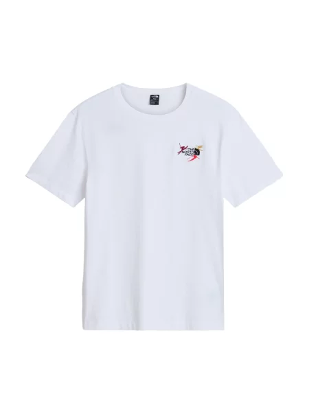 THE NORTH FACE Tricou negru alb