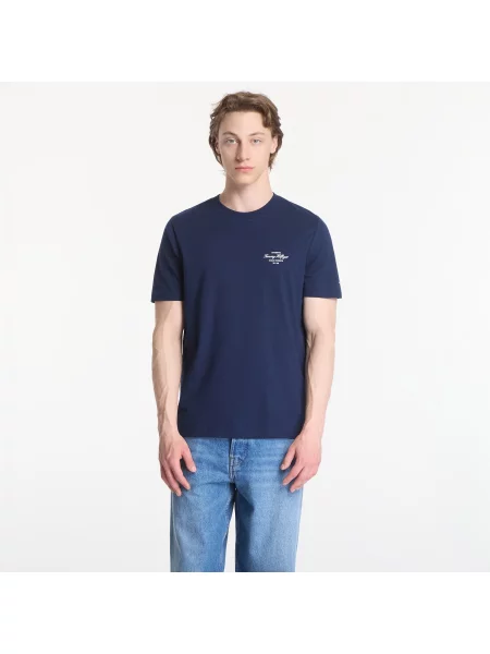 T-shirt Tommy Hilfiger Nautical Back Photo Regular Tee Carbon Navy M granatowa