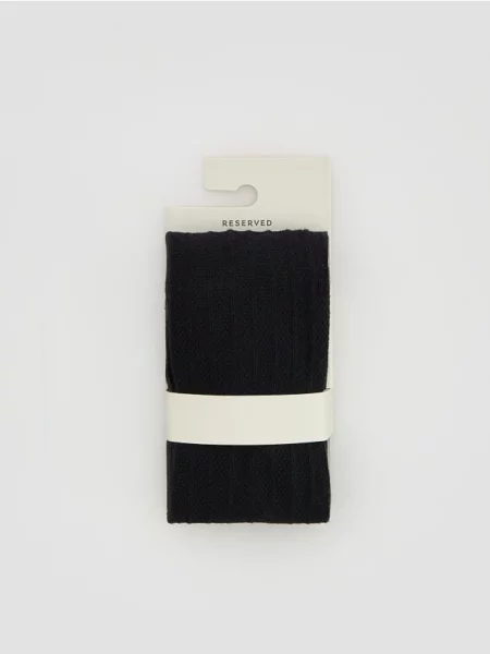 Reserved Колготки з візерунком чорний