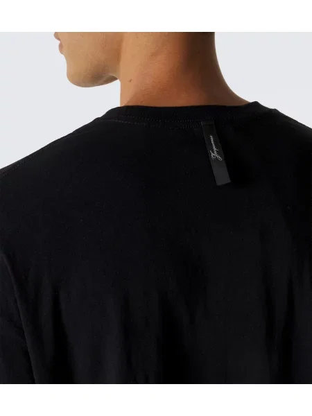 Tricou Jacquemus din jerseu cu autograf negru