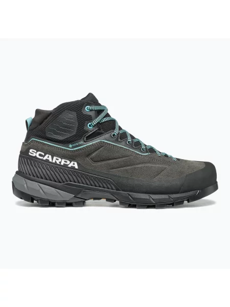 Buty podejściowe SCARPA Rapid XT Mid GTX shark/aqua szare