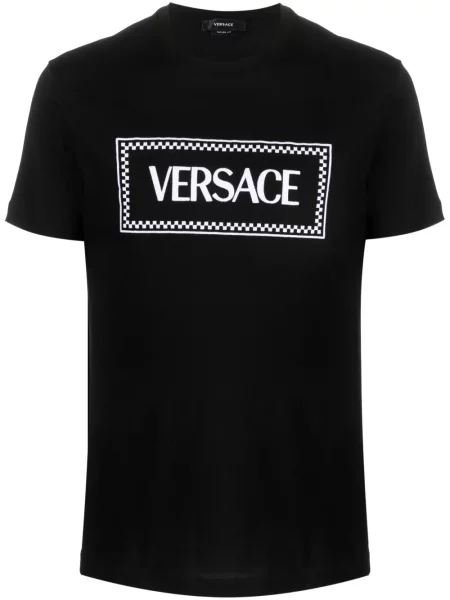 Tricou Versace cu imagine negru